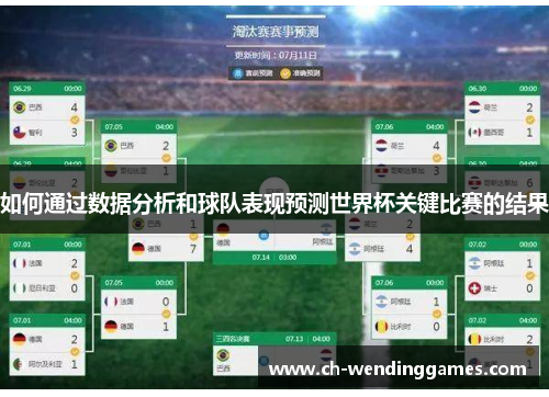 如何通过数据分析和球队表现预测世界杯关键比赛的结果